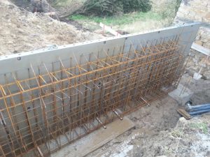 Réalisation de ferraillage et murs béton bancher